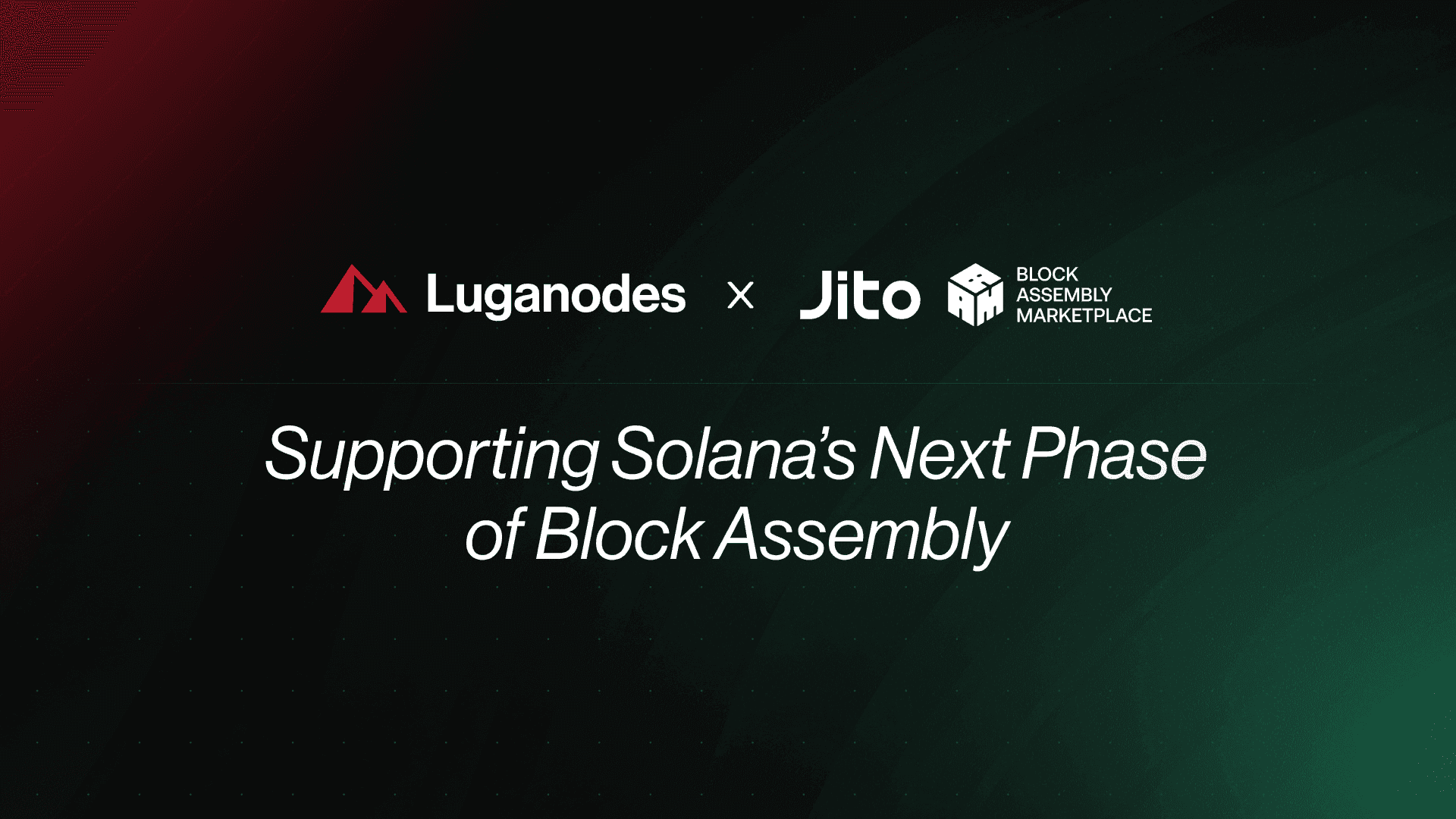 Luganodes x Jito BAM: Supporting Solana’s Next Phase of Block Assembly